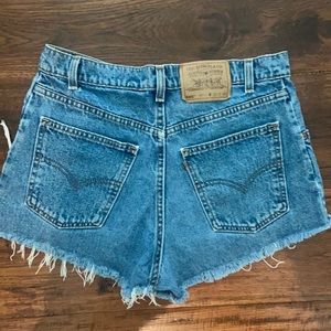 LEVI WIDE LEG HIGH WAIST SHORT